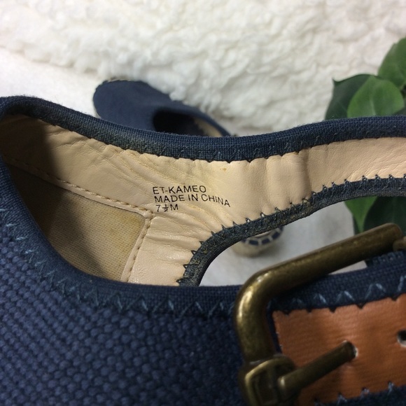 Ellen Tracy Kameo Slingback Espadrille Sz 7.5 - Picture 6 of 7